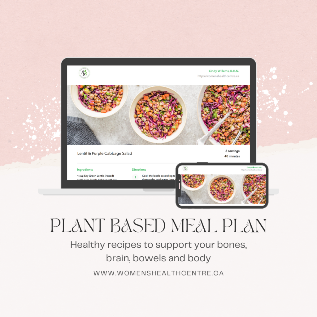 Women's Health Centre - Holistic Health Centre - Danforth - Ontario - Canada - Cindy Willems - Meal Plan